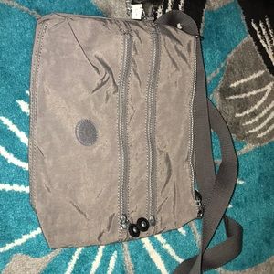 Hardly used gray Kipling bag!!!